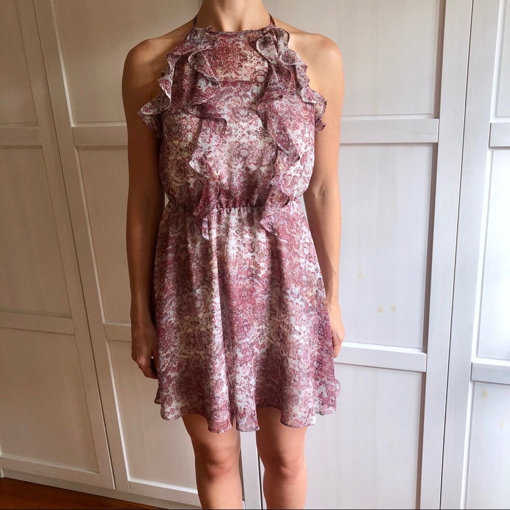 BCBGeneration Halter Scuba Dress Size S